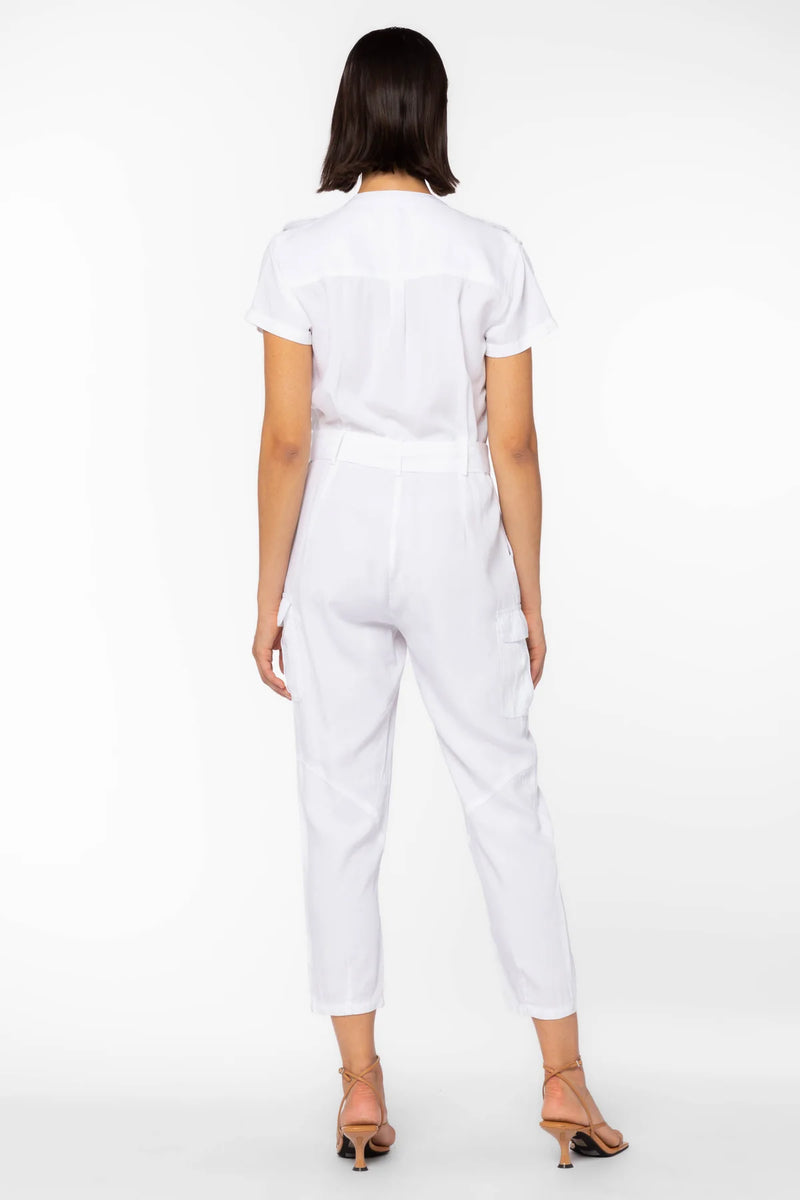 VH Greyson White Jumpsuit