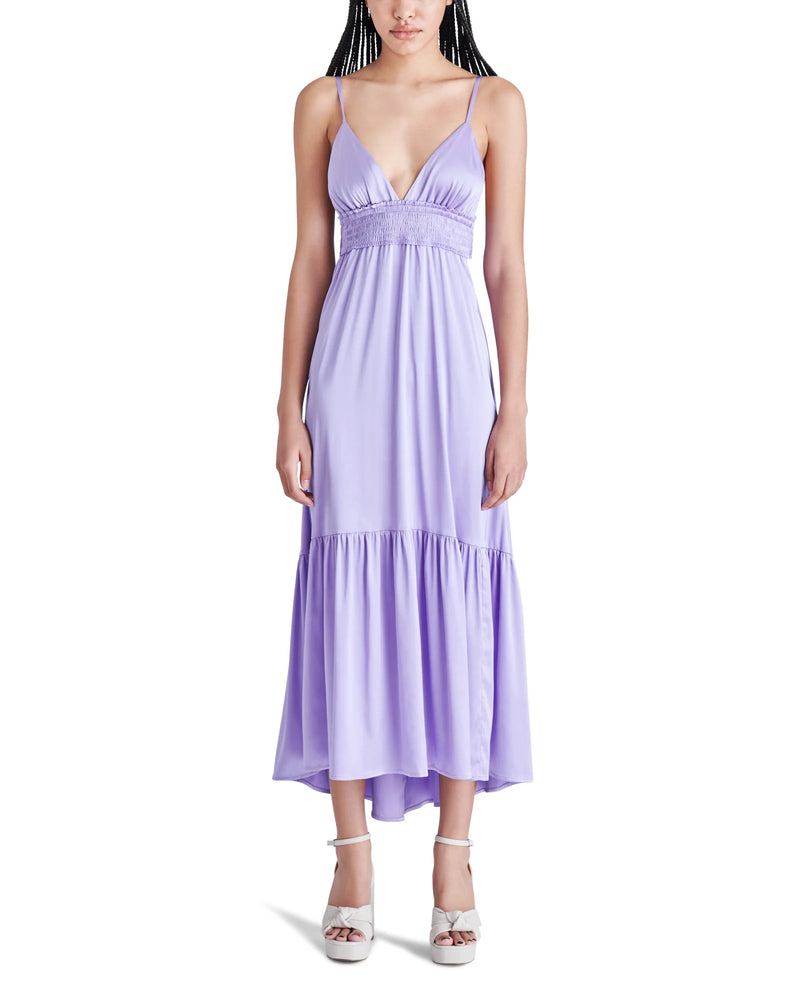 SM Violet Satin Dress