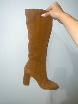 suede tan boot
