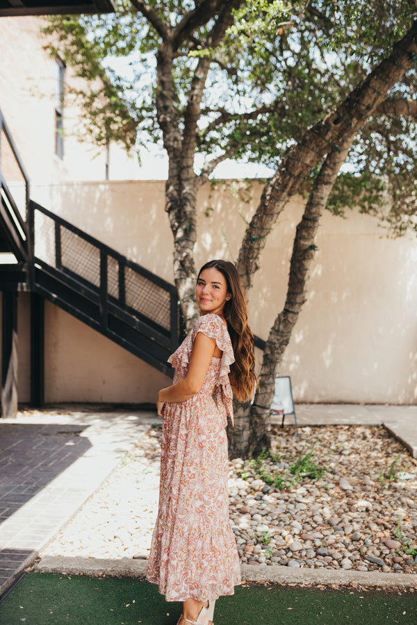 Paisley Midi Dress