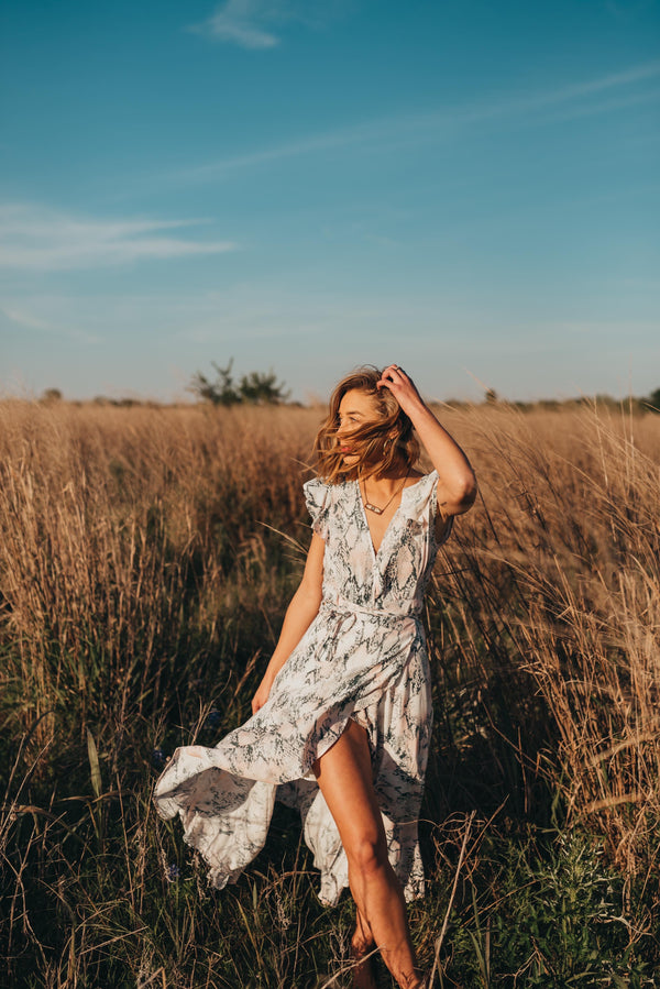 Savvy Snake Maxi Dress