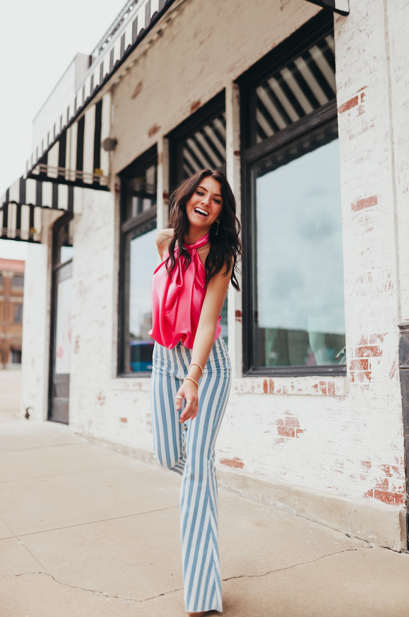 Pretty in Pink Silk Scarf