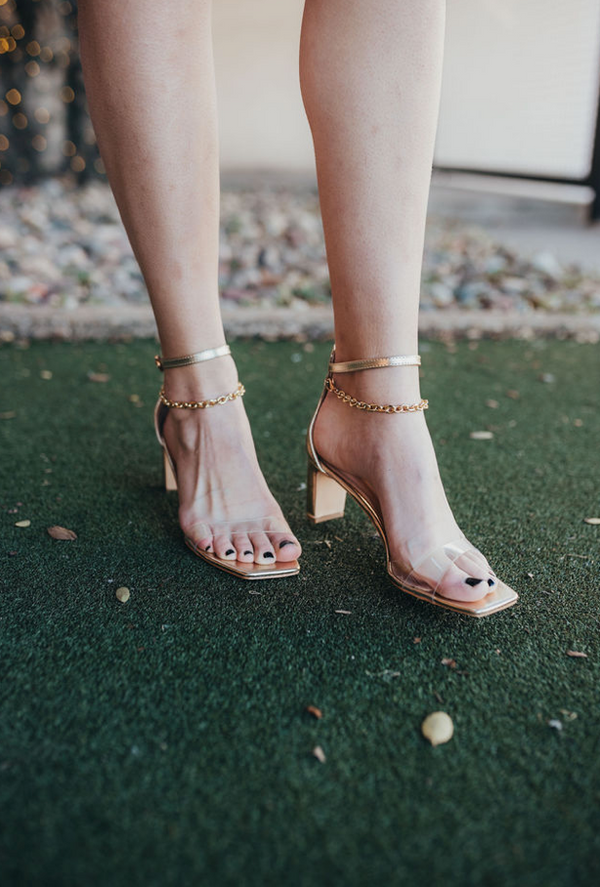 Gold Chained Heel